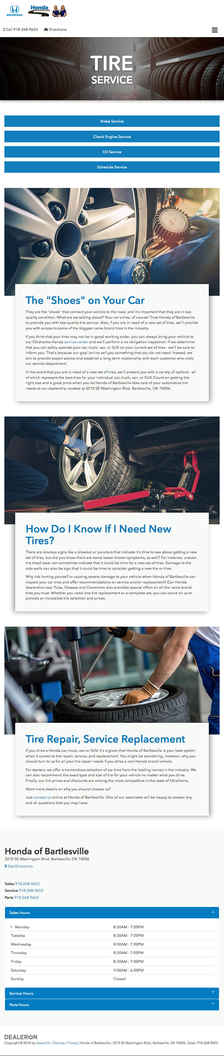 Parts Page