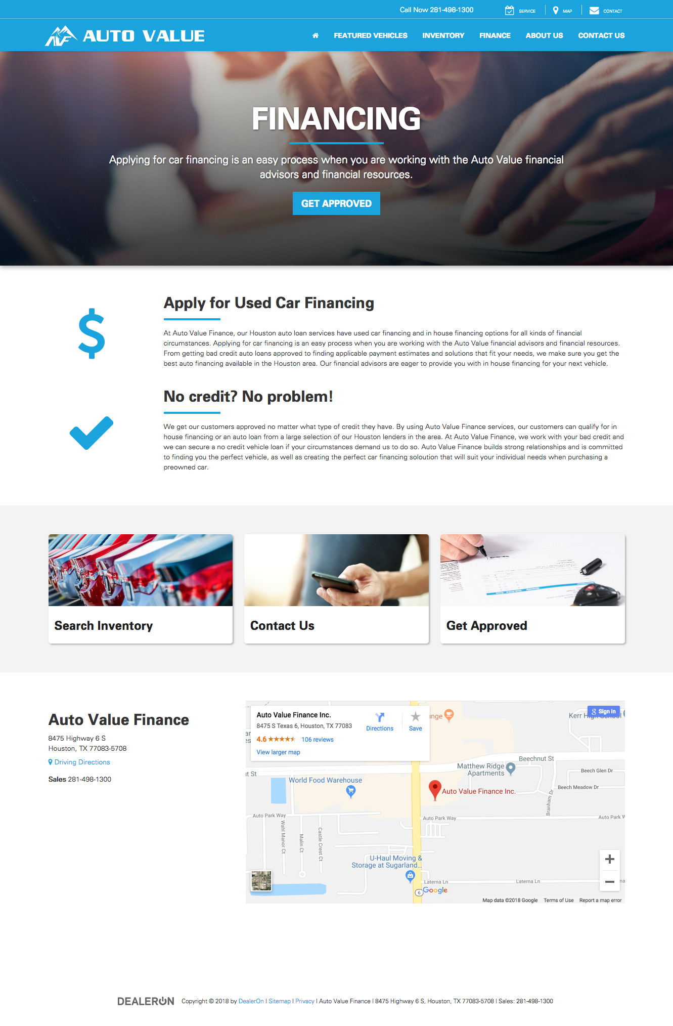 Finance Page
