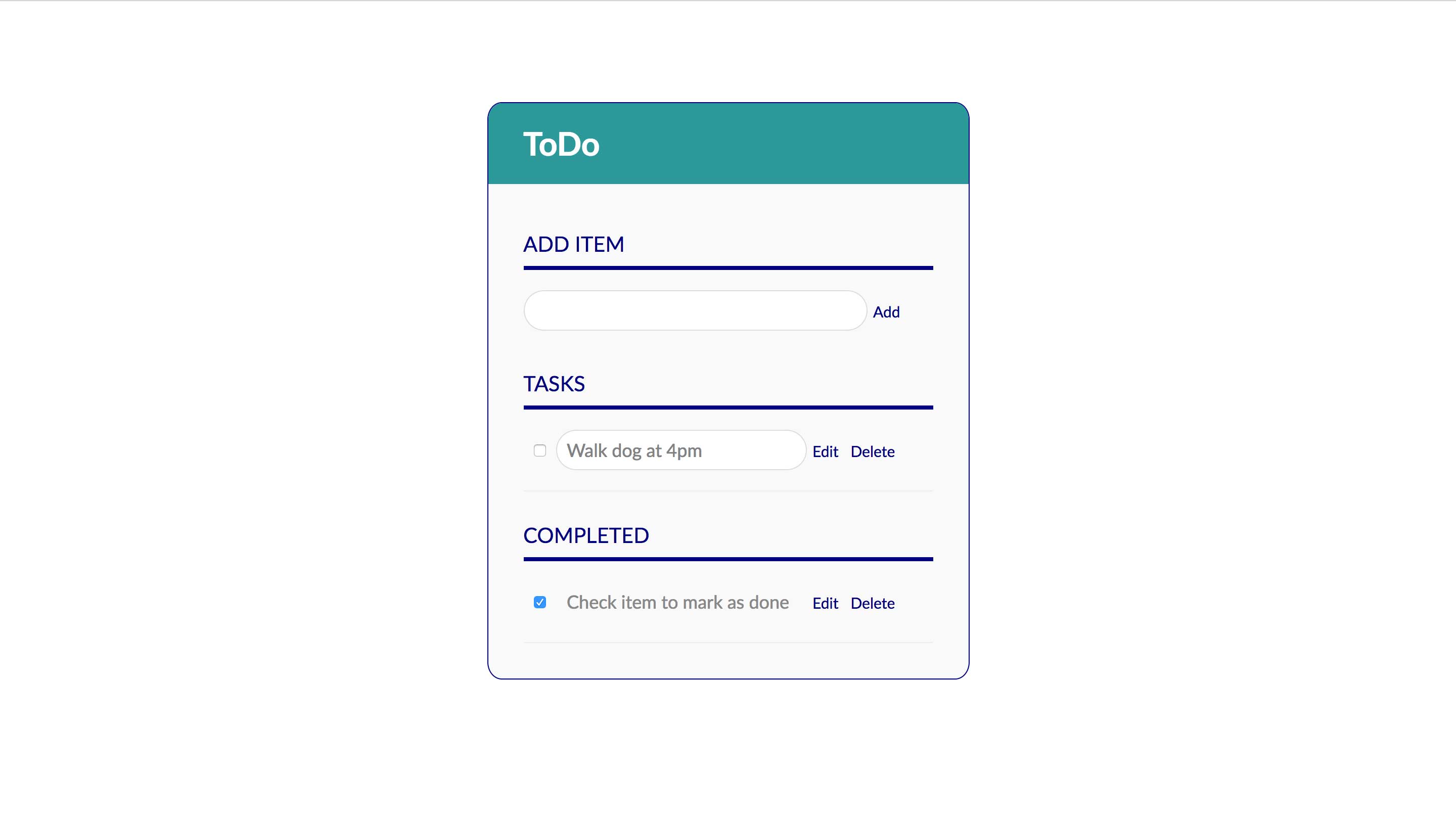 ToDo App